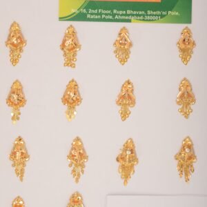 916 Gold Unique Earrings SANER73