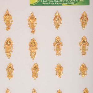 916 Gold Fancy Earrings SANER75