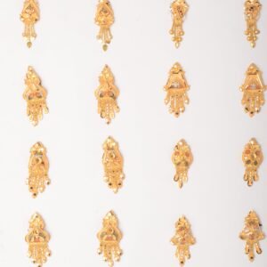 916 Gold Unique Earrings SANER79