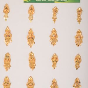 916 Gold Antique Earrings SANER80