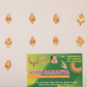 916 Gold Handmade Earrings SANER87