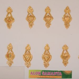 916 Gold Handmade Earrings SANER98