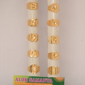 916 Gold Unique Gents Ring SANGR19