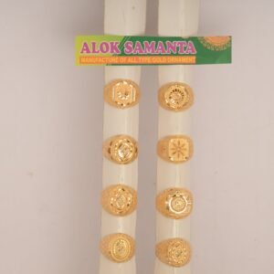 916 Gold Simple Gents Ring SANGR26