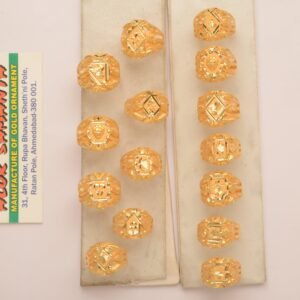 916 Gold Flair Gents Ring SANGR31