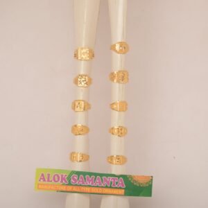 916 Gold Charm Kids Ring SANKR06