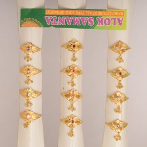 916 Gold Sparkling Ladies Ring SANLR22