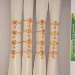 916 Gold Modern Ladies Ring SANLR47