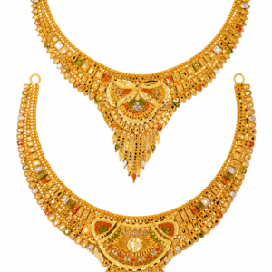 916 Gold Designer Necklace SANNS02