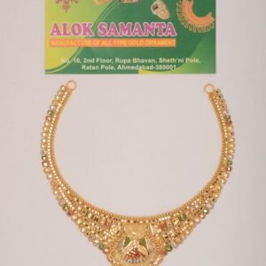916 Gold Stylish Necklace SANNS10