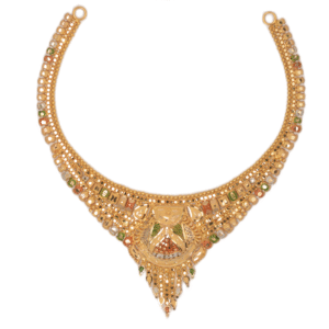 916 Gold Stylish Necklace SANNS10