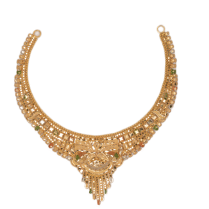 916 Gold Indian Design Necklace SANNS11