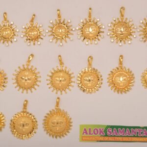 916 Gold Fancy Pendant SANP01