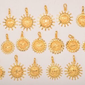 916 Gold Hallmarked Pendant SANP03