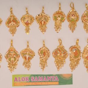 916 Gold Modern Pendant SANP04