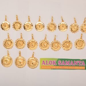 916 Gold Indian Design Pendant SANP11