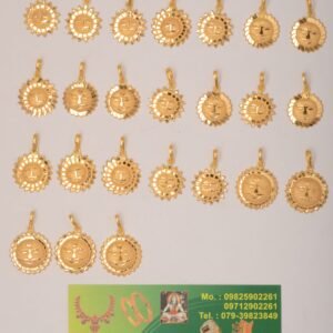 916 Gold Pretty Pendant SANP18