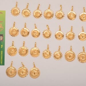 916 Gold Unique Pendant SANP19