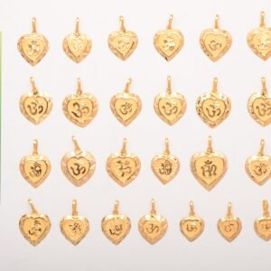 916 Gold Sparkling Pendant SANP22