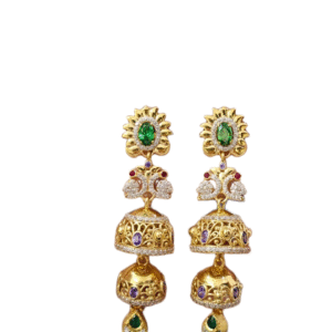 22kt Gold Jhumar Earrings SANER155
