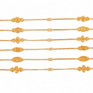 916 Gold  Dazzling  Ladies Anklets SANAN01