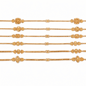 916 Gold  Handmade  Ladies Anklets SANAN03