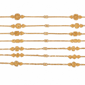 916 Gold  Trending  Ladies Anklets SANAN04