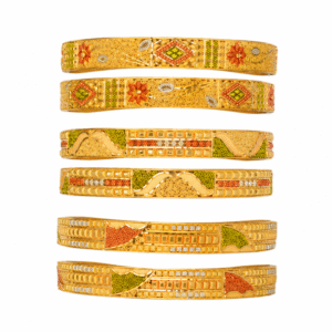 916 Gold Hallmarked Bangles SANB03