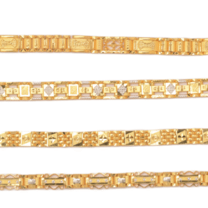 916 Gold  Classic  Bracelet SANBR02