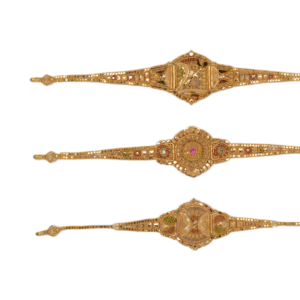 916 Gold Floral Armlet SANAR23