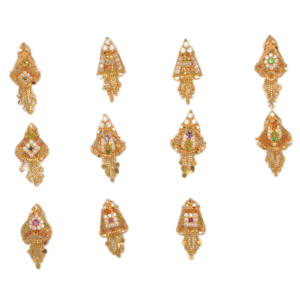 916 Gold Hallmarked Earrings SANER03