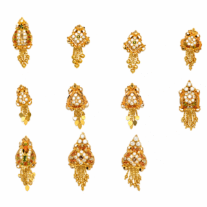 916 Gold Charm Earrings SANER06