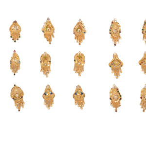 916 Gold Stylish Earrings SANER10