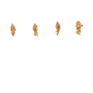 916 Gold Fancy Earrings SANER104