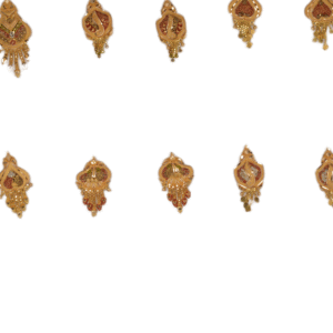 916 Gold Elegant Earrings SANER109