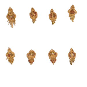 916 Gold Stylish Earrings SANER110
