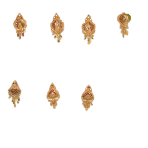 916 Gold Classic Earrings SANER114