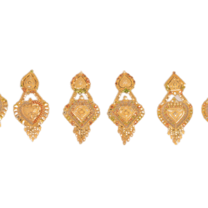 916 Gold Unique Earrings SANER116