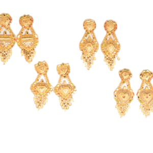 916 Gold Handmade Earrings SANER121