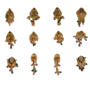 916 Gold  Trending  Earrings SANER143