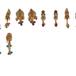 916 Gold  Fancy  Earrings SANER144