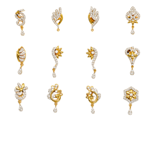 916 Gold  Designer  Earrings SANER147