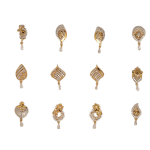 916 Gold Stylish Earrings SANER15