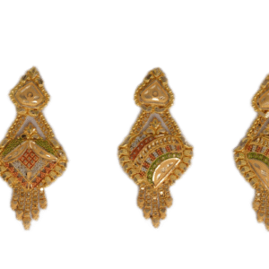 916 Gold Handmade Earrings SANER153