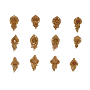 916 Gold Classic Earrings SANER162