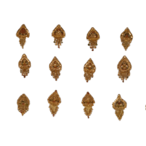 916 Gold Designer Earrings SANER163