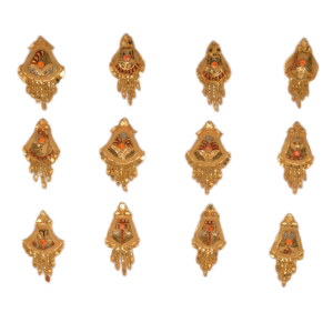 916 Gold Elegant Earrings SANER165