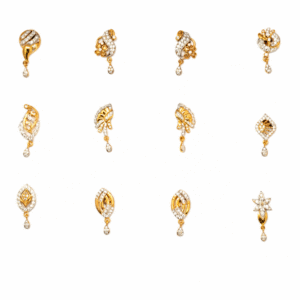 916 Gold Beautiful Earrings SANER17