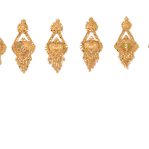 916 Gold Sparkling Earrings SANER22