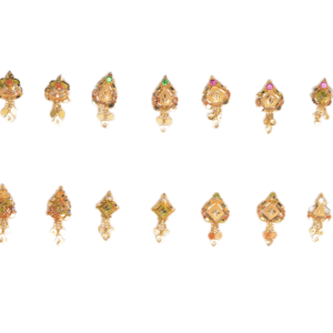 916 Gold Floral Earrings SANER23